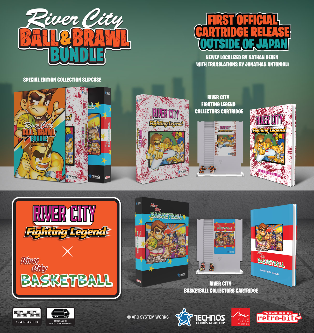 River City Ball & Brawl Bundle na NES'a!